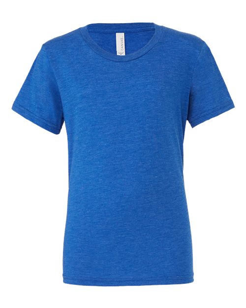 BELLA + CANVAS 3413, Triblend Tee, True Royal Triblend