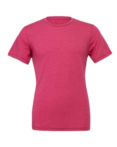 BELLA + CANVAS 3413, Triblend Tee, Berry Triblend