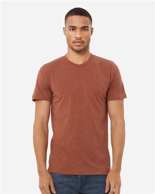 BELLA + CANVAS 3413, Triblend Tee, Clay Triblend