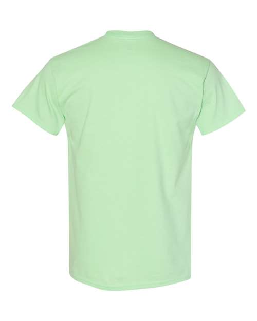 Gildan 5000, Unisex Heavy Cotton T-shirt, Mint Green