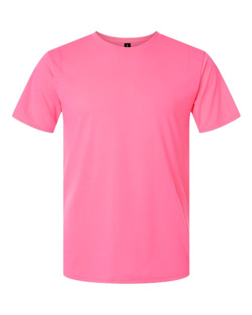 Gildan 42000, Unisex Performance T-shirt, Safety Pink