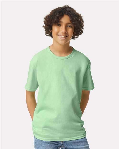 Gildan 2000B, Youth Ultra Cotton T-shirt, Mint Green