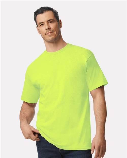 Gildan 2000T, Men's Tall Ultra Cotton T-shirt, Safety Green