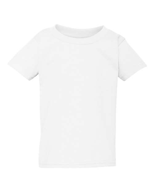 Gildan 5100P, Toddler Heavy Cotton T-shirt, White