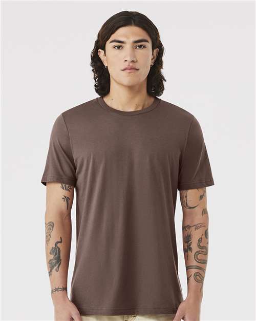BELLA + CANVAS 3001, Jersey Tee, Cocoa