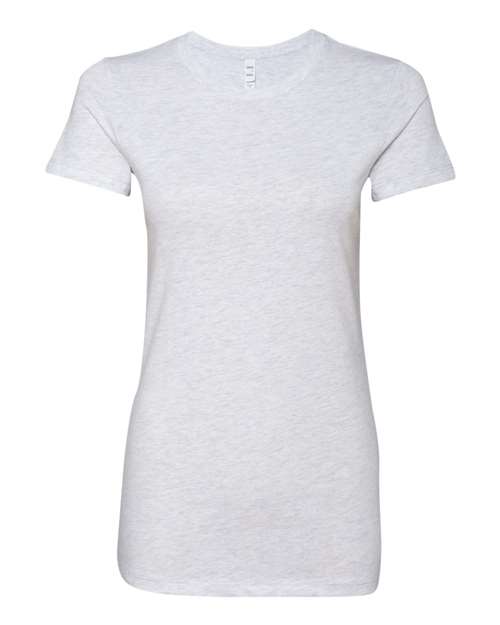 Women's Slim Fit Tee - Solid White Blend - - 2020