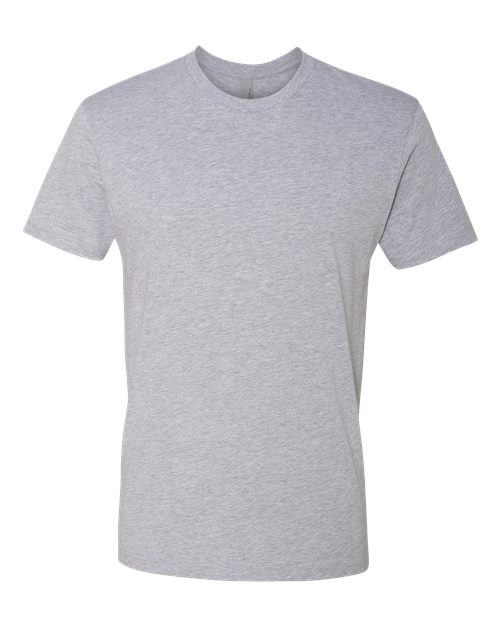 Next Level 3600, Unisex Cotton Tee, Heather Grey