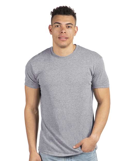 Next Level 3600, Unisex Cotton Tee, Heather Grey