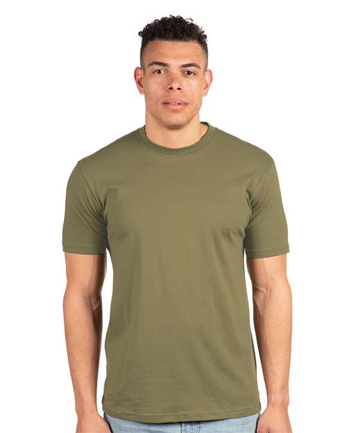 Next Level 3600, Unisex Cotton Tee, Military Green