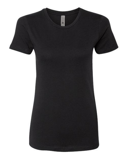 Next Level 3900, Women’s Cotton Tee, Black