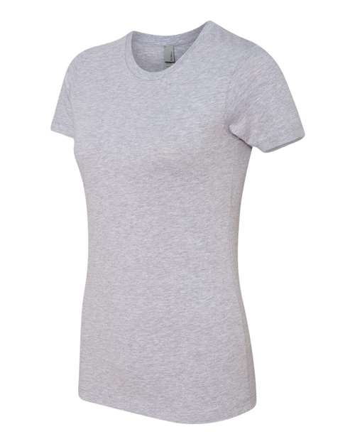 Next Level 3900, Women’s Cotton Tee, Heather Grey