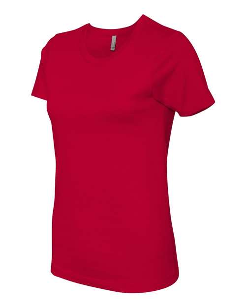 Next Level 3900, Women’s Cotton Tee, Red