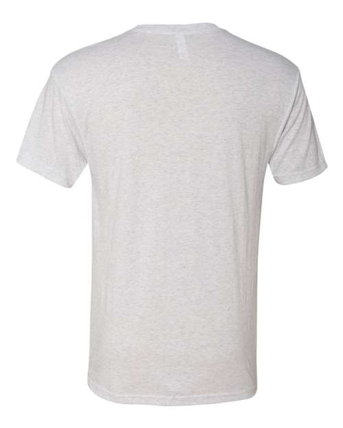 Next Level 6010, Unisex Triblend Tee, Heather White