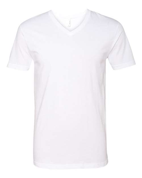 Next Level 6240, Unisex Cvc V-neck Tee, White
