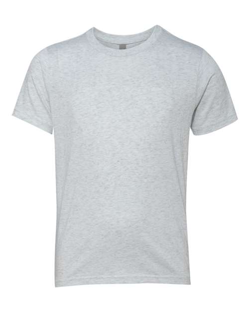 Next Level 6310, Youth Triblend Tee, Heather White
