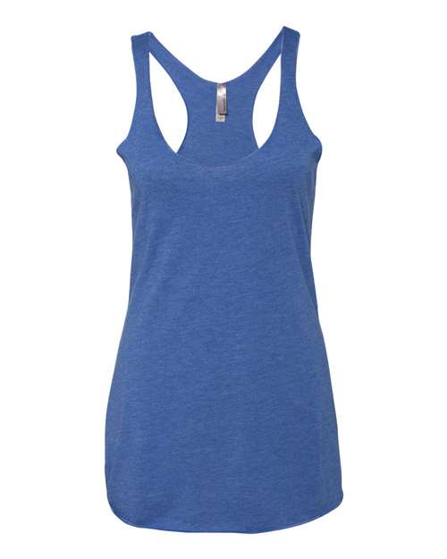 Next Level 6733, Women’s Triblend Racerback Tank, Vintage Royal