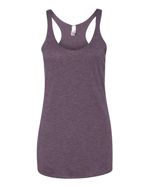 Next Level 6733, Women’s Triblend Racerback Tank, Vintage Purple