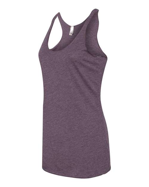 Next Level 6733, Women’s Triblend Racerback Tank, Vintage Purple