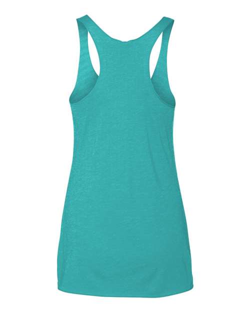 Next Level 6733, Women’s Triblend Racerback Tank, Tahiti Blue