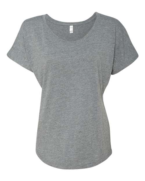 Next Level 6760, Women’s Triblend Dolman Tee, Premium Heather