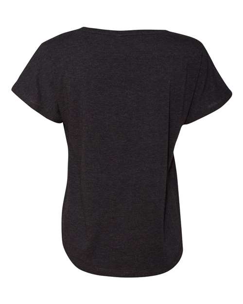 Next Level 6760, Women’s Triblend Dolman Tee, Vintage Black