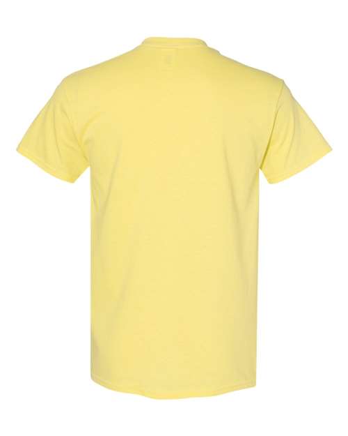 Gildan 5000, Unisex Heavy Cotton T-shirt, Cornsilk