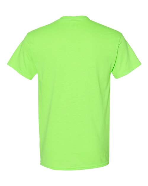 Gildan 5000, Unisex Heavy Cotton T-shirt, Neon Green