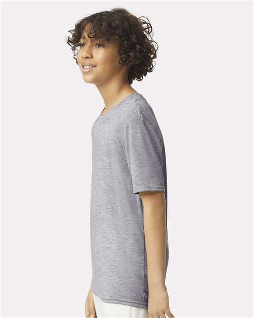 Gildan 42000B, Youth Performance T-shirt, Sport Grey