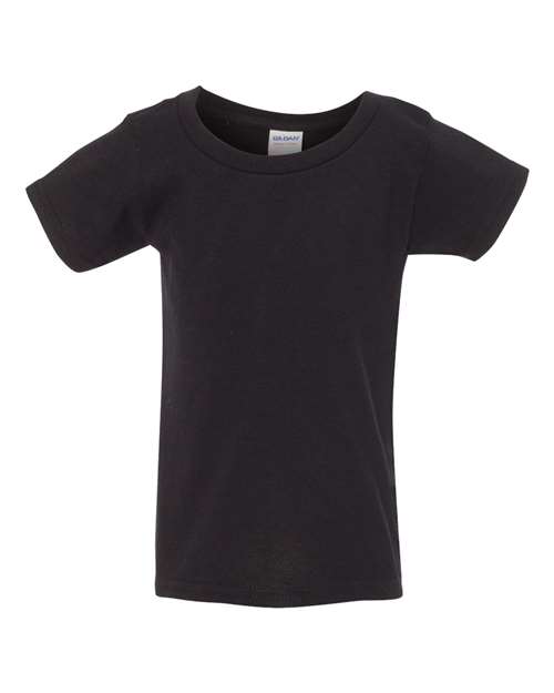 Gildan 5100P, Toddler Heavy Cotton T-shirt, Black