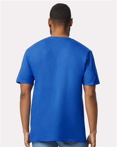 Gildan 64V00, Unisex Softstyle V-neck T-shirt, Royal