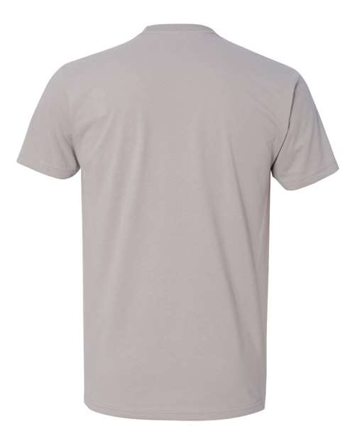 Next Level 6410, Unisex Sueded Tee, Light Grey