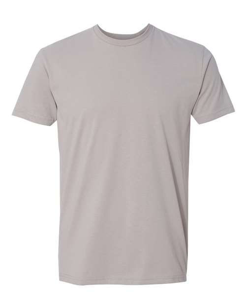 Next Level 6410, Unisex Sueded Tee, Light Grey