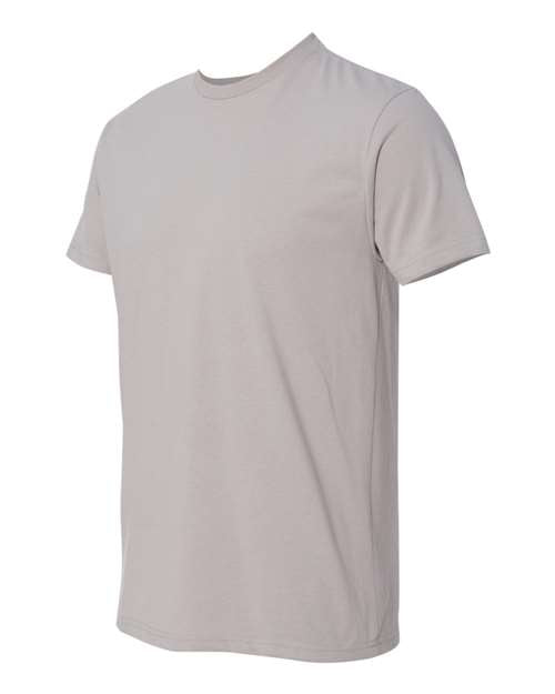 Next Level 6410, Unisex Sueded Tee, Light Grey