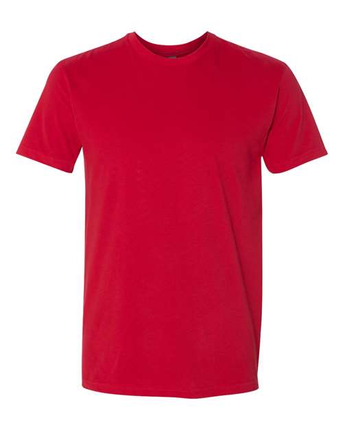 Next Level 6410, Unisex Sueded Tee, Red
