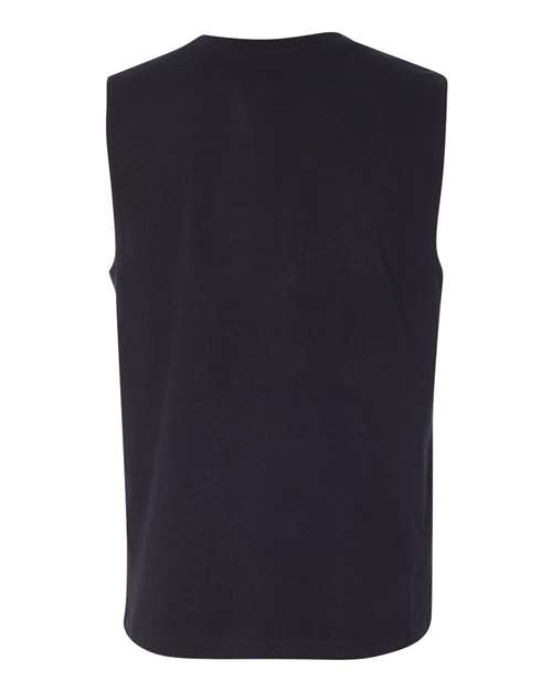 BELLA + CANVAS 3483, Jersey Muscle Tank, Black