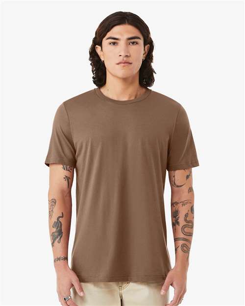 BELLA + CANVAS 3001, Jersey Tee, Vintage Brown