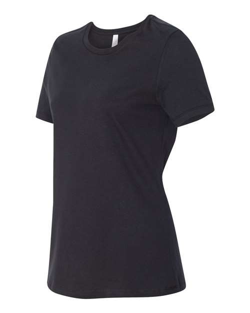 BELLA + CANVAS 6400, Women’s Relaxed Jersey Tee, Vintage Black