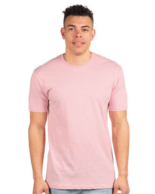 Next Level 3600, Unisex Cotton Tee, Light Pink