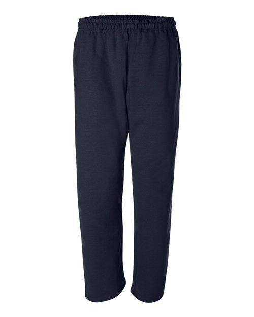 DryBlend® Open-Bottom Sweatpants with Pockets - - 439 12300 23460 9-9.9 oz Adult Athletics Best Selling Brands Blends Bottoms Cotton Cotton/Poly (50/50) Cozy Pairings Drawstring Gildan Go To Basics Heavy (Over 6 oz) Jersey Mens & Unisex Moisture-Management No Visible Logos Open Bottoms Pants Performance Pockets Polyester Screen Print Side Seams Sweatpants Tear Away Unisex