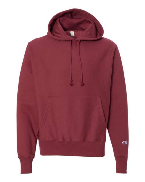 Champion S101, Unisex Reverse Weave Hooded Sweatshirt, Cardinal