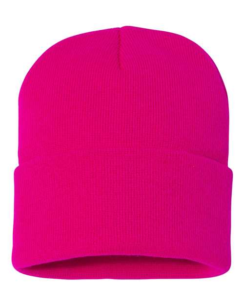 12" Solid Cuffed Beanie - - 1411 - Toronto Screen Printing- Color