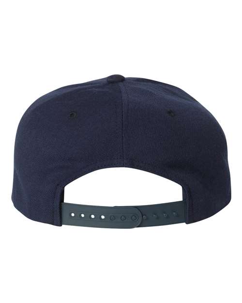 YP Classics 5089M, Premium Five-panel Snapback Cap, Navy