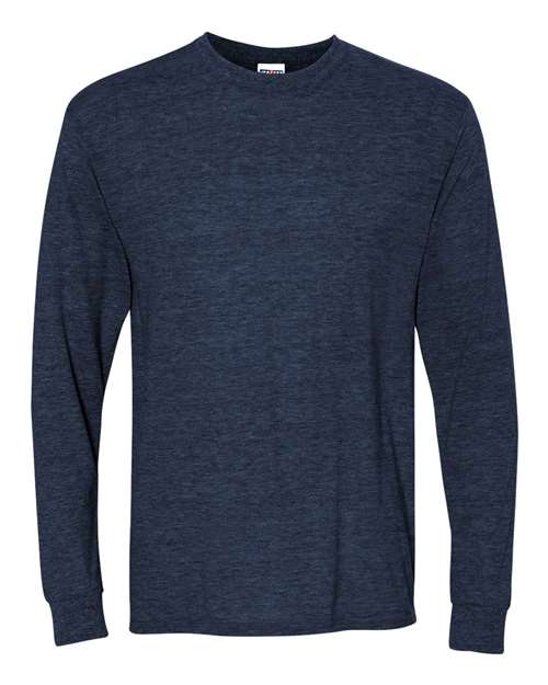 Men's Dri-Power® Long Sleeve 50/50 T-Shirt - - 166 - Toronto Screen Printing- Color