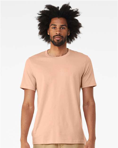 BELLA + CANVAS 3001, Jersey Tee, Peach