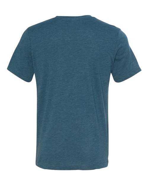 BELLA + CANVAS 3413, Triblend Tee, Steel Blue Triblend