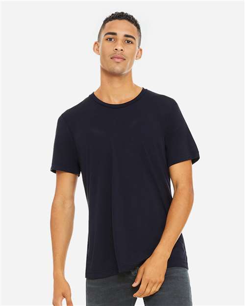 BELLA + CANVAS 3413, Triblend Tee, Solid Navy Triblend