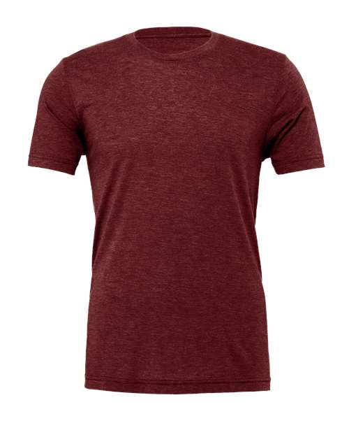 BELLA + CANVAS 3413, Triblend Tee, Cardinal Triblend
