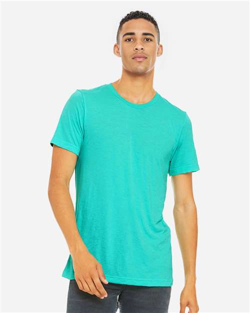 BELLA + CANVAS 3413, Triblend Tee, Sea Green Triblend