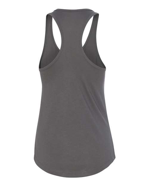 Next Level 1533, Women's Ideal Racerback Tank, Dark Grey