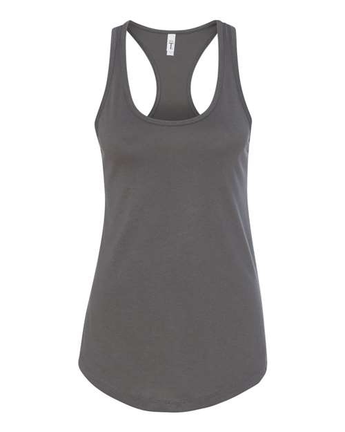 Next Level 1533, Women's Ideal Racerback Tank, Dark Grey